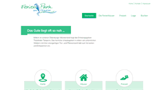 Desktop Screenshot of ferienpark-am-stausee.de